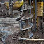 Auger-Drilling