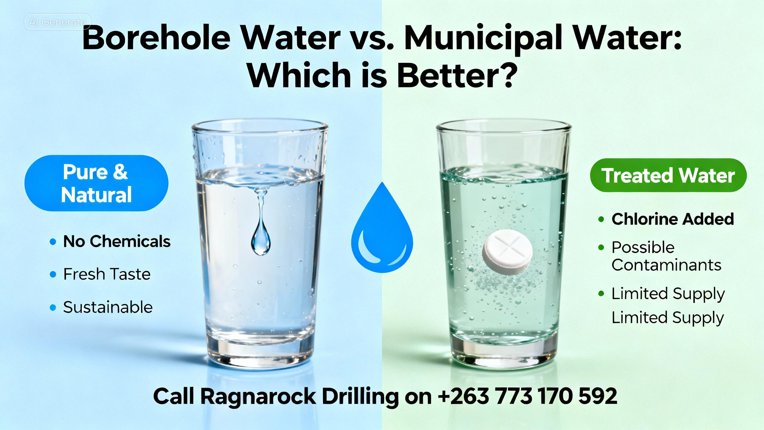 Borehole Water vs Municipal Water: Which Is Better for Your Home or Business in Zimbabwe? borevmuni2